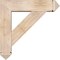 Ekena Millwork Traditional Arts and Crafts Smooth Bracket w/ Offset Brace, Douglas Fir, 7 1/2"W x 30"D x 30"H BKT0806X30X30TRA03SDF - alternate 3